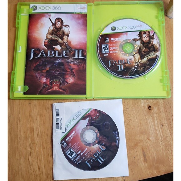 Microsoft Fable 2 (Xbox 360, 2018) Video Game w/Bonus Disc AND Manual - Picture 2 of 6